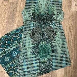 World unity embellished maxi dress size medium